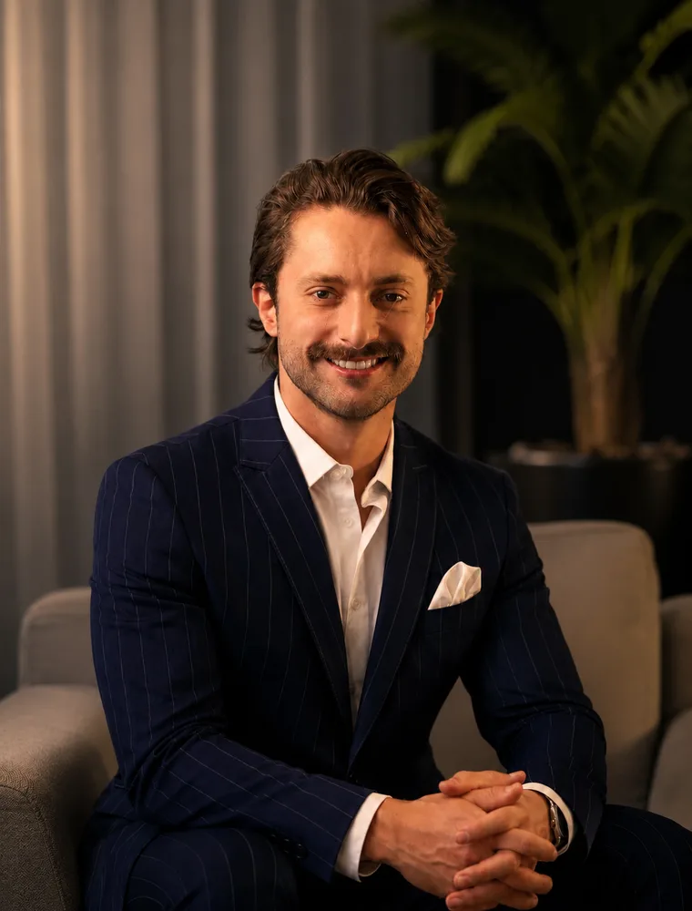 Retrato de Rafael Ciolari, advogado e sócio-fundador do IBF 360